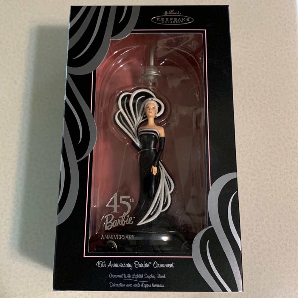 2004 Mattel 45th Anniversary Barbie ornament Hallmark Keepsake